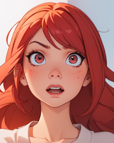 00010-1406422838-1girl just face _lora_Sexy-Comic-Style_1_, red hair, round eyes, eyes shadow, lewd expression,.png